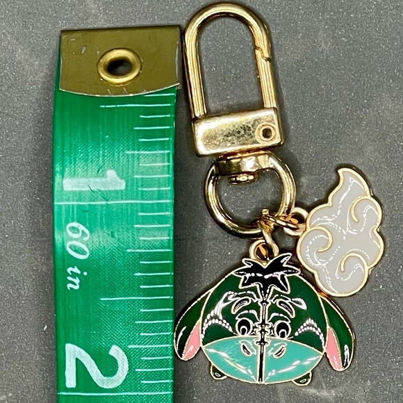 Disney’s Eeyore with His Cloud Swivel Bag Jewelry Charm Winnie the Pooh Enamel - Picture 4 of 4